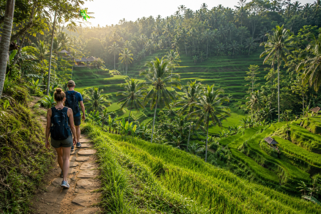 Activities rice terrace tracking