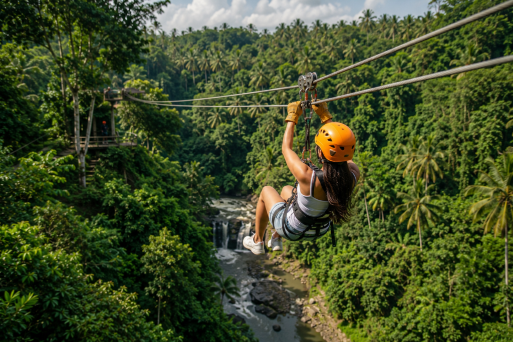 Activities ziplining