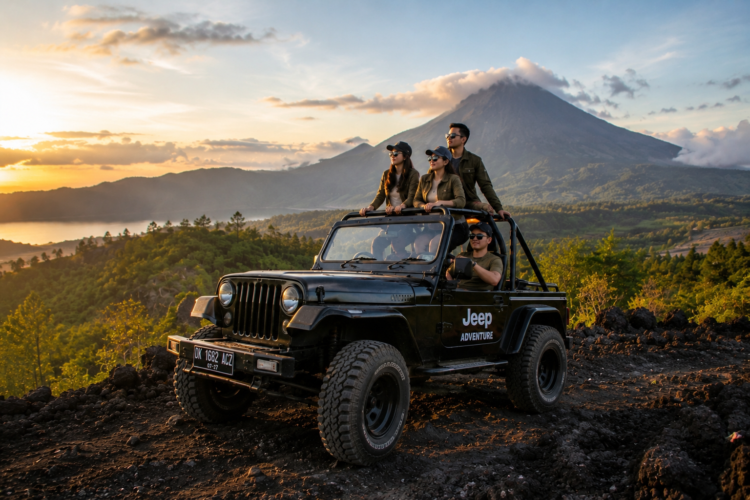 Kintamani Custom Private Tour Black Lava Experience