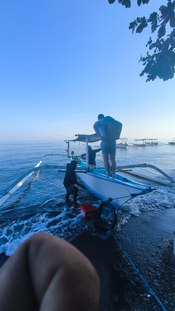 Lovina Dolphin Tour Boat Departure Bali