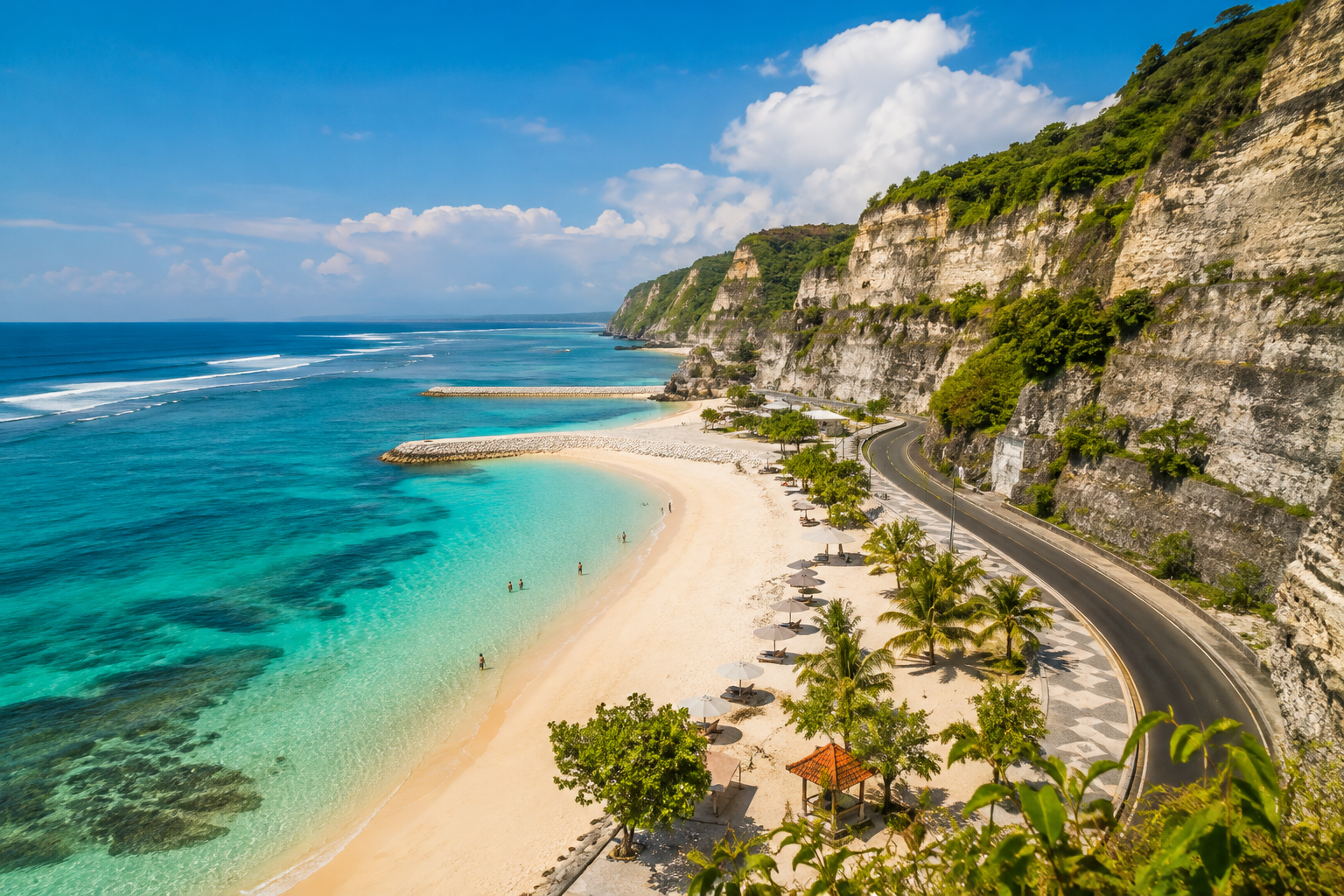 Uluwatu Full Day Tour Melasti Beach Uluwatu Bali