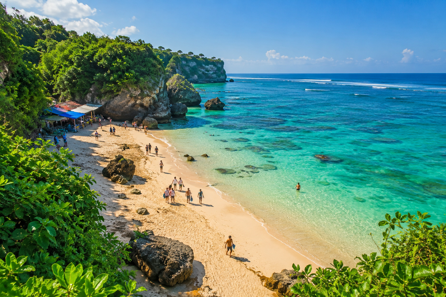 Uluwatu Full Day Tour Padang Padang Beach Uluwatu Bali