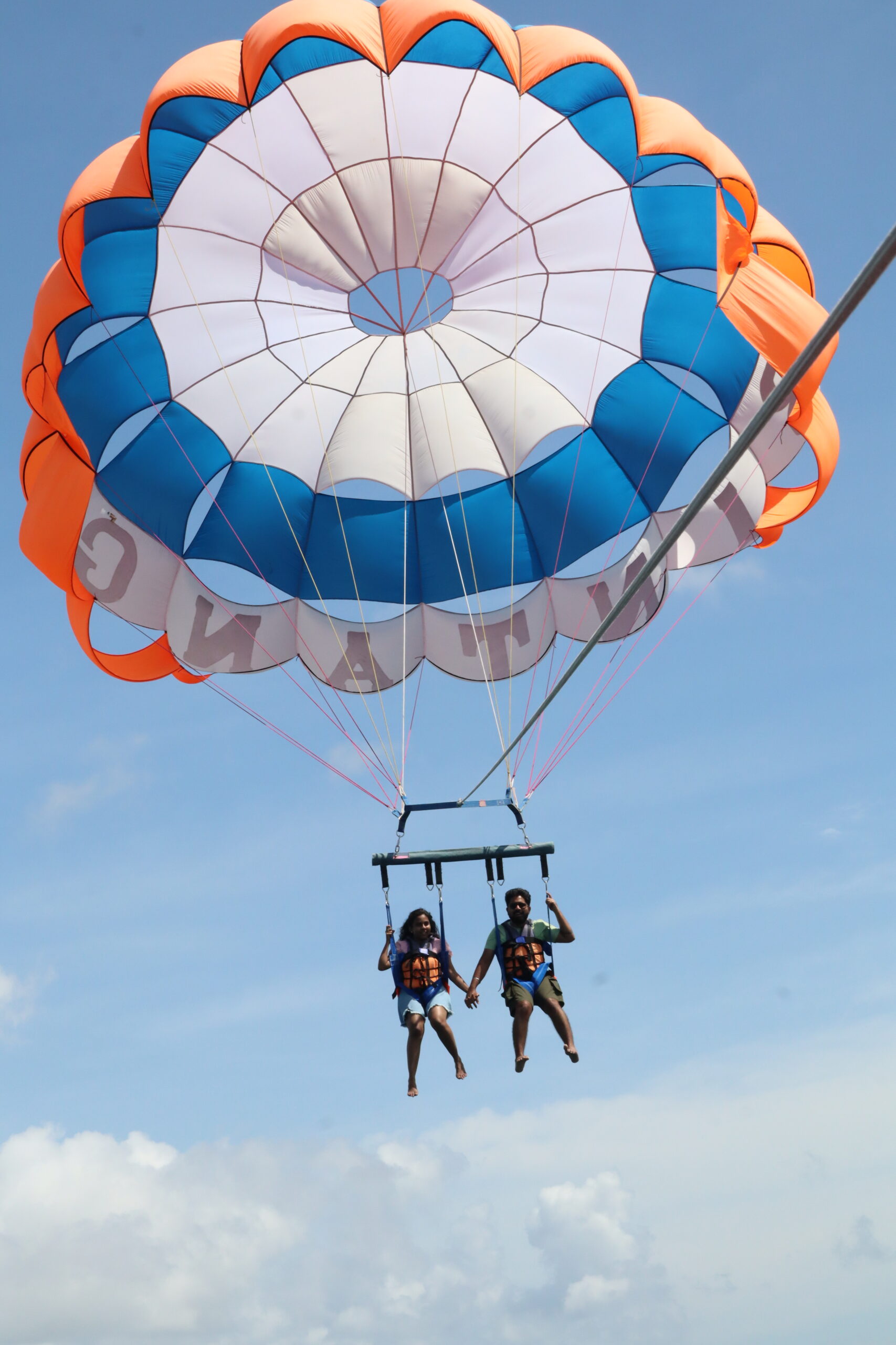 Couple Parasailing Bali