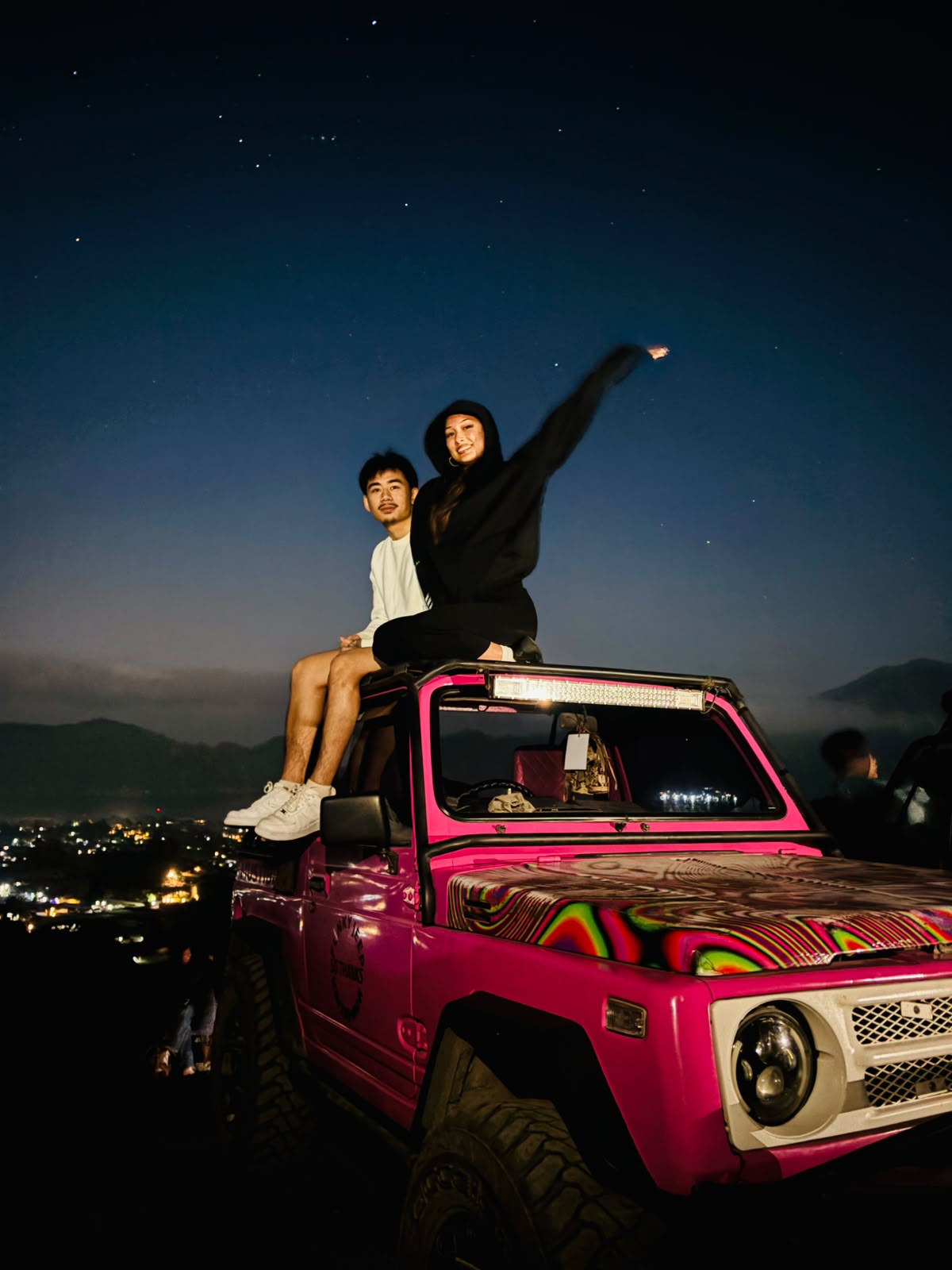 Private Jeep exploring Mount Batur volcanic landscape