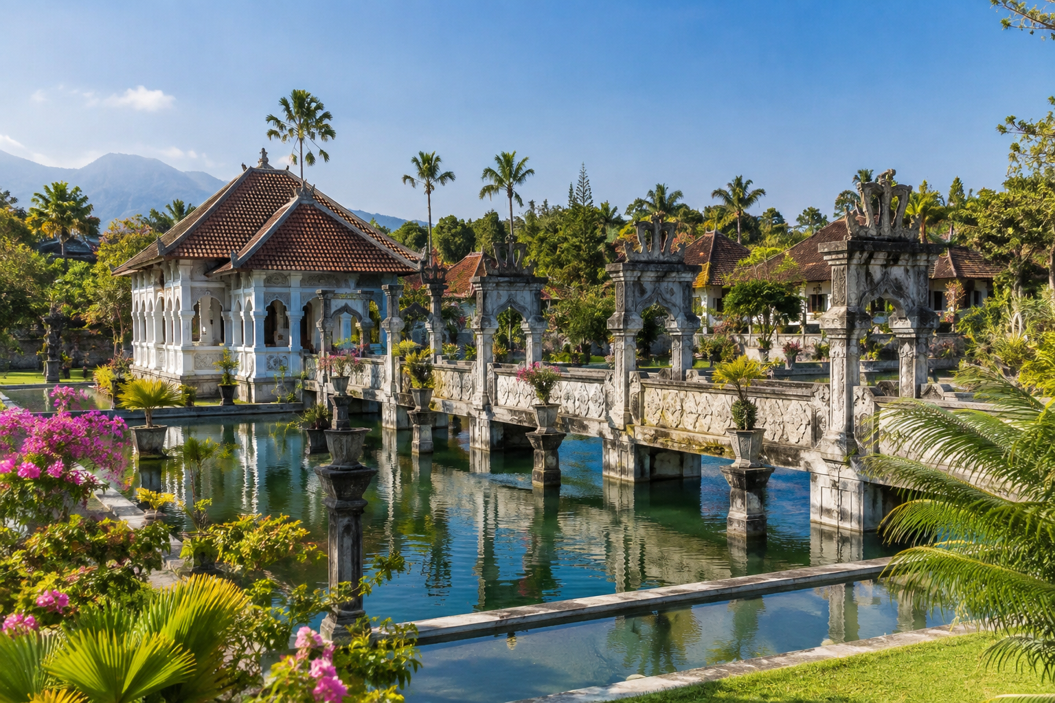 East Bali Highlights Tour Taman Ujung Water Palace Karangasem East Bali